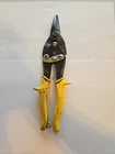 Mac Tools 10" Straight Tin Snips Pliers Yellow Handle Read TS-3 Used. Price: $22.00.