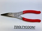 Snap-on New 7" Bent Needle Nose Pliers Red 496CF. Price: $89.95.