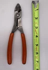 Snap On Tools Usa -orange- Soft Grip 7" Wire Stripper /cutter/crimper #PWCS7ACFO Used. Price: $59.99.