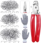 Glarks 242PCS Hog Pliers Rings With Set, Red, Silver New. Price: $20.41.