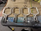 Mac Tools MLP9CCSP 9" Long Reach Locking C-clamps With Swivel Pad Lot Of 4 Used. Price: $65.00.