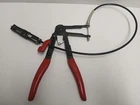Mac Tools HCP650A Flex Wire Remote Access Hose Clamp Pliers Red Used. Price: $75.00.