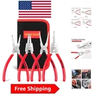 Professional 9 Snap Ring Pliers Set Ergonomic And Corrosion-resistant Design New. Price: $59.31.