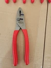 Snap 137ACF 8" Heavy-duty Talon Grip Combination Slip Joint Pliers Red New. Price: $70.00.
