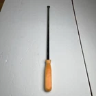 Vintage Pry Bar Tool 23 Angled Tip, Faded Orange Handle, Maker:matco? Snap-on? Used. Price: $49.88.