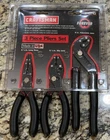 New Sears Craftsman 3PC Pliers Set Long Nose Slip Joint Adjust 9 45743 Usa. Price: $49.95.