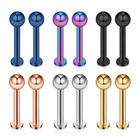 12PCS 14G Surgical Steel Labret Monroe Lip Tragus Helix Earring Stud Pie... New. Price: $16.19.