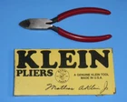 Vintage Klein D528-V Pliers Diagonal Bell System "w & V" Notches Tele / Datacom New. Price: $49.99.