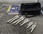 5-PIECE Irwin 2077704 Vise Grip Locking Pliers Assembly Canvas Tool Tote Bag New. Price: $89.99.