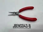 Snap-on Tools New Red Soft Grip 5" Needle Nose Precision Pliers P92050A. Price: $94.95.
