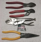 4PC Klein Tool Plier Set Usa-made Assorted Sizes Used. Price: $96.96.
