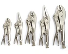 Workpro 5PC Locking Pliers Set 6.5/9" Long Nose 5/7/10" Curved Jaw New. Price: $20.99.