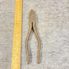 Vintage Utica Pliers Electrician Standard Side Cutting 8" #50 Usa Used. Price: $10.00.
