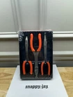 Snap-on Tools Usa New Piece Orange Soft Grip Long Nose Pliers Set PL308CFO. Price: $239.95.