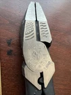 Klein D2000-9NECR High Leverage 9" Linesmen Pliers "freedom Edition" Open. Price: $26.95.