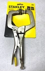Stanley 11-1/4" Locking C-clamp Pliers 3-3/8" Jaw Capacity 84-816 New. Price: $24.95.