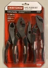 Craftsman 4PC Pliers Set W/ Trugrip Handles 9-02089 New. Price: $62.35.