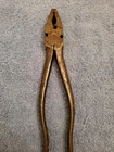 Kraeuter Vintage Linemen Pliers 1841-8 Button Made Usa 8" Long Used. Price: $15.00.