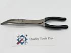 Snap-on Tools New 411CF 11" Talon Grip Long-neck Bent Needle Nose Pliers Black. Price: $95.00.