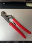New Snap-on 91ACP 9" Adjustable Interlocking Channel Pliers Red Soft Grip. Price: $55.00.