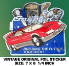 Snap-on Building Future, Together Vintage Original Foil Decal Sticker-tool Used. Price: $10.68.
