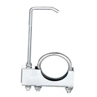 In Natural 2.5" Universal Exhaust Clamp Hanger With Pipe, Silver, New. Price: $22.49.