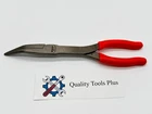 Snap-on New 411CF 11" Talon Grip Long-neck 35 Bent Needle Nose Pliers Orange. Price: $90.00.