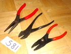 Snap-on Tools 3 Piece Hose Clamp, New Needle Nose Pliers, Diagonal Cutter Used. Price: $105.00.