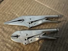 Craftsman Tools Pc Locking Vise Grip Pliers 45345 Needle Nose & 45962 Flat Usa Used. Price: $19.99.