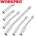 Workpro 6PCS Magnetic Swivel Spark Plug Socket Set 12 Pt 9/16-13/16" 14MM New. Price: $48.99.