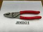 Snap-on Tools Usa New Red 8" Soft Grip Combo Slip-joint Pliers W/ Cutter 137ACF. Price: $82.95.