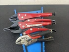 #AO047 Blue Point Vise Grip Locking Clamp Pliers VPG11110 VGP12808 Sheet Metal Used. Price: $74.95.