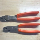 Snap-on 808CF 8IN Diagonal Cutting Pliers/nippers Cushion Grip Red Lot 2 New. Price: $80.00.
