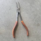 Mac Tools Duck Bill Needle Nose Pliers Red Grip 6" Long Reach Orange Precision Used. Price: $30.00.