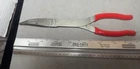 Snap-on 411CF 11" Talon Grip Long-neck 35 Bent Needle Nose Pliers Red Used. Price: $87.99.