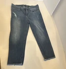 Just Black Women's Blue Medium Wash Distressed Skinny Jeans Slim Fit 27P Pre-owned. Price: $14.95.