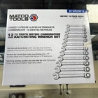Matco Tools Metric 72 Tooth Combo Ratcheting Wrench Set S7GRCM12 New. Price: $184.99.