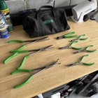 Matco 8PC Plier Set W/bag Green Handle Used. Price: $99.99.