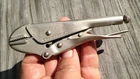 Vintage 5-1/4" Craftsman # 45962 Straight Jaw Locking "vise Grip" Pliers Usa Used. Price: $24.95.