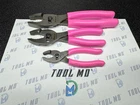 Snap-on Tools Usa New 3PC Pink Soft Grip Slip Joint Plier Set 47ACF 46ACF 44BCF. Price: $219.95.