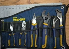 Irwin Vise-grip Pliers Set With Tool Wrap, 5-PIECE (2078708), Blue Used. Price: $23.00.