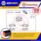 Brake Pads Set Fits Toyota Corolla E15 1.4 Rear 06 13 4ZZ-FE Brembo Quality New. Price: $38.46.