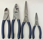 Snap-on 4PC Essential Pliers Cutters Set Blue Power 97ACF 95ACF 47ACF 87ACF Used. Price: $210.00.