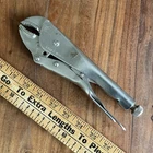 Vintage Craftsman Tools Usa 9" Curved Jaw Locking Pliers 45961 Used. Price: $29.99.