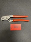 Snap-on Tools Orange 9" Adjustable Joint Interlocking Channel Pliers 91ACP Used. Price: $45.00.