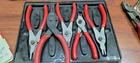 Snap-on 5 Pc Misc. Ring Pliers Set. Used. Price: $169.00.