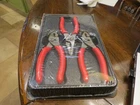 Snap-on Tools Usa Red 3PC Mini Slip Joint Pliers Set PL344BCFEP New. Price: $265.00.