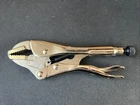 Snap On Tools Usa New 7" Flat Locking Pliers LP7F Vise Grip Jaws. Price: $124.99.