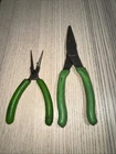 Snap-on Tools Usa Green Pliers Lot PR7200A Retaining Ring & Needle Nose Used. Price: $59.99.