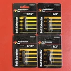 Performance Tool Bolt Extractor Set 4PC 5/16" 3/8" 7/16" 1/2" New. Price: $12.99.